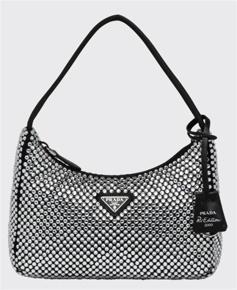 prada bedazzled purse|Prada purses 101.